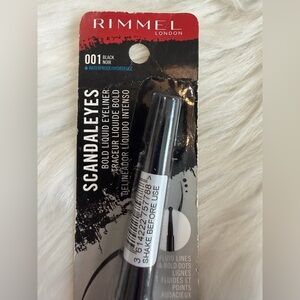 🩷5/$10 Rimmel London Scandaleyes Bold Black Eyeliner